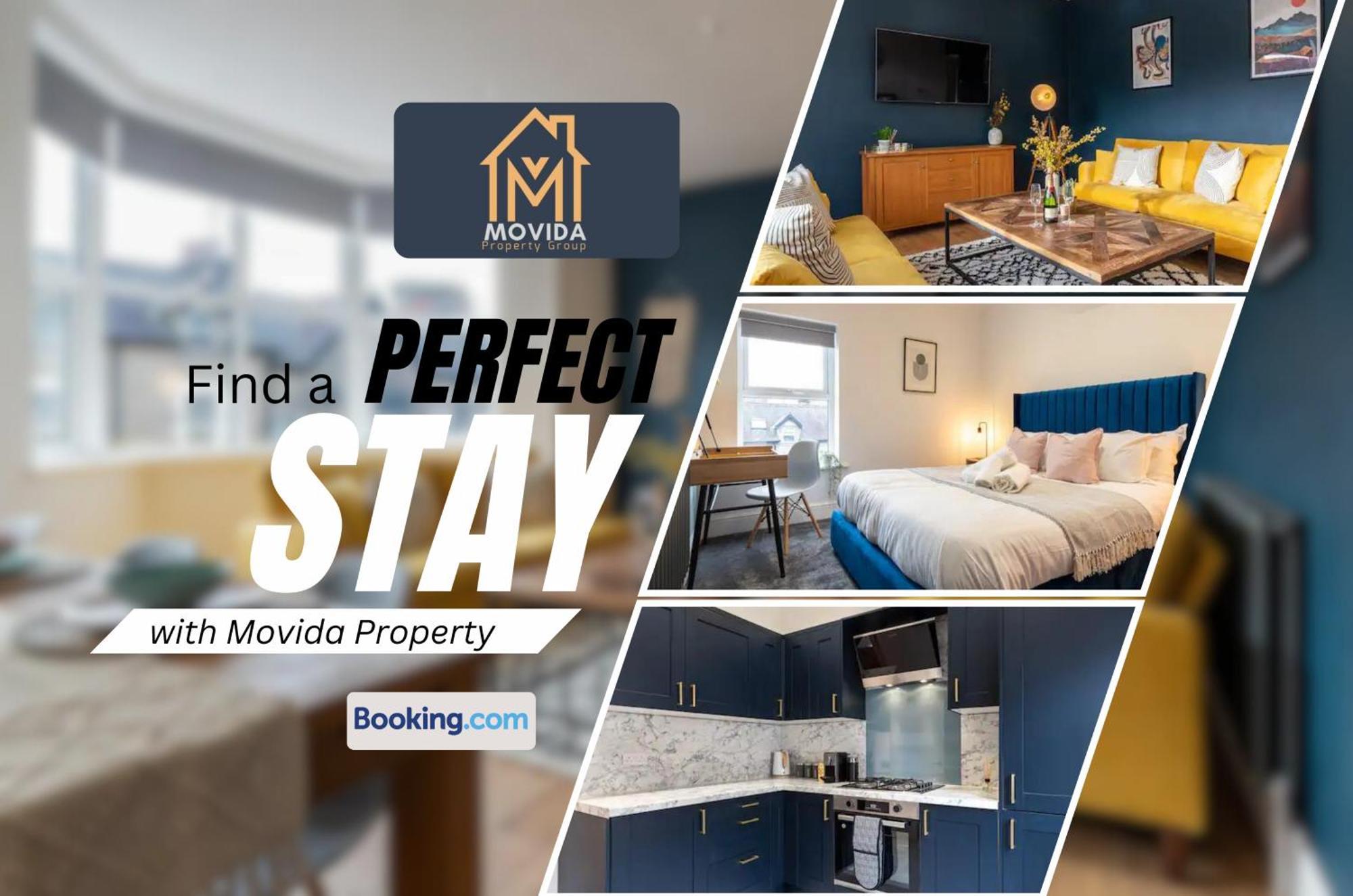 Central Elegant Three Bed Duplex By Movida Property Group Short Lets & Serviced Accommodation Harrogate Bagian luar foto