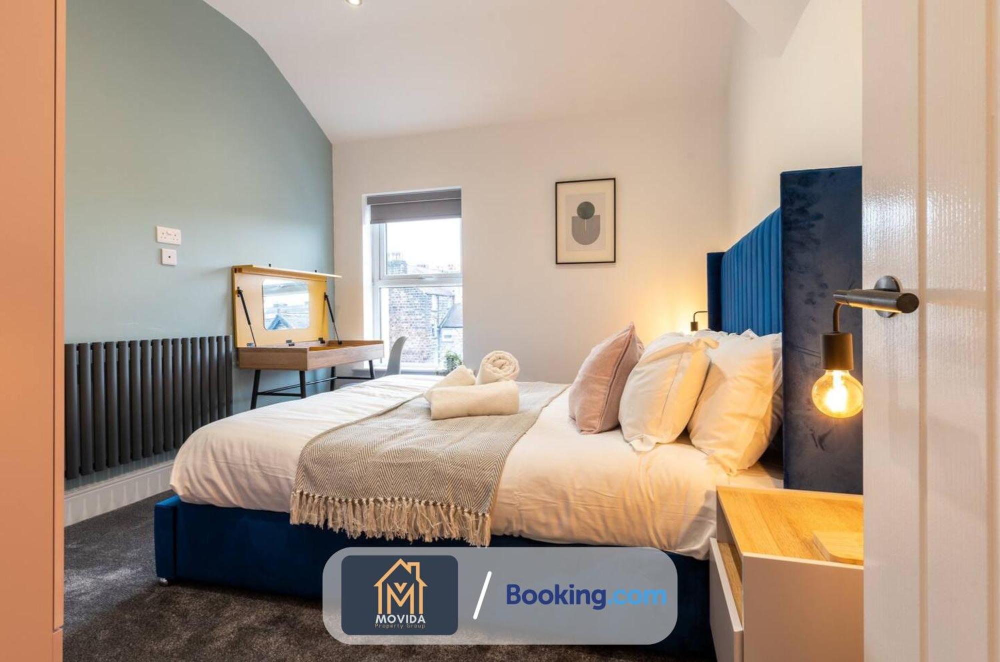 Central Elegant Three Bed Duplex By Movida Property Group Short Lets & Serviced Accommodation Harrogate Bagian luar foto